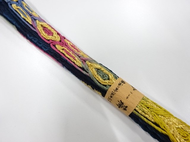  大特価品　未使用品　正絹　手組帯締め